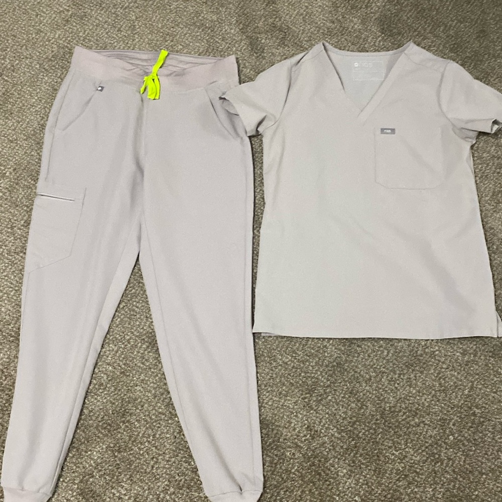 Figs slate grey scrubs